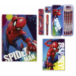 Marvel schrijfset Spider Man 20 x 13 cm papier blauw/rood