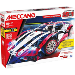 Meccano bouwpakket 25 in 1 set Supercar staal wit/rood