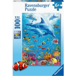 Ravensburger Puzzel Bijeenkomst Dolfijnen 100XXL