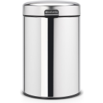 Brabantia Newicon Wandafvalemmer - 3 L - Brilliant Steel - Silver