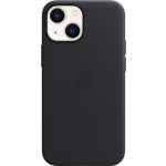 Apple iPhone 13 mini Back Cover met MagSafe Leer Middernacht