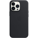 Apple iPhone 13 Pro Max Back Cover met MagSafe Leer Middernacht