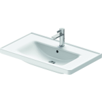 Duravit D-Neo wastafel 80x48x16.5cm 1 kraangat rechthoek Keramiek 2367800000 - Blanco