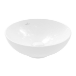 Villeroy & Boch Loop & friends opzetwastafel 38cm rond z/overl C-plus wit 4a4501r1