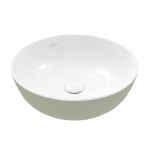 Villeroy & Boch Artis opzetwastafel 43cm rond sage green 417943bcs8