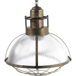 Countryfield Industriële grijze ''Nettie'' pendant lamp rond E27 L - L46,5xB46,5xH160 cm - Grijs