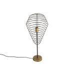 Countryfield Moderne brons ''Hasper'' lamp E27 L - L31,5xB17xH74 cm
