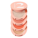 Morphe Fresh Peach Quad Goals Lip & Cheek - Silver