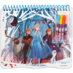 Disney kleurboek Frozen II 20 x 21,5 cm karton blauw/wit 5 delig