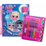 L.O.L. Surprise! kleurboek meisjes papier roze/blauw 16 delig