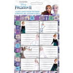 Disney etiketten Frozen II junior papier wit 8 stuks