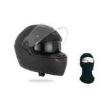 Stormer Pusher Integrale Helm Mat + Bivakmuts - Zwart