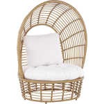 Beliani Lido - Fauteuil-natuurlijk-rotan - Beige