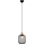 BES LED Led Hanglamp - Trion Kalim - E27 Fitting - 1-lichts - Rond - Mat - Aluminium - Zwart