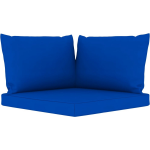 Vidaxl 6-delige Loungeset Mete Kussens - Blauw