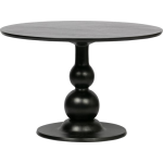 BePureHome Blanco Eettafel Ø 120 cm - Zwart
