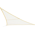 Practo Garden - Schaduwzeil - Driehoek - Polyetheen - 5 X 5 M - Crème - Beige