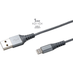 Usb-lightning Kabel Nylon, - Celly - Grijs