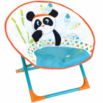 Jemini kinderstoel Moonchair Panda 52 x 48 x 46 cm oranje/blauw