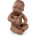 Bayer babypop Newborn Black Boy 42 cm - Bruin