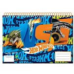 Hot Wheels notitieboek junior A4 papier oranje/blauw 30 vellen