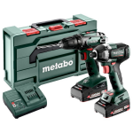 Metabo Accu Combo Set 2.8.1 | BS 18 (Boorschroefmachine) + SSD 18 LT 200 BL (Slagschroevendraaier) | 18 V | 2x2.0Ah, SC 30 | In x