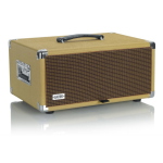 Gator Cases GR-RETRORACK-4TW Retro Rack Vintage Amp Vibe Rack Case 4U Tweed