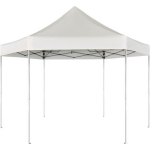 Vidaxl Partytent Pop-up Zeshoekig Inklapbaar 3,6x3,1 M Crèmewit