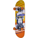 Move skateboard Cool Boy 71 cm hout/aluminium/oranje - Zwart