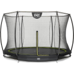 EXIT Toys Silhouette Ground Ingegraven Trampoline Met Veiligheidsnet - 305 Cm - - Zwart