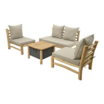 Decoris Havana Loungeset - Bruin