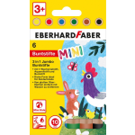 Eberhard Faber kleurpotloden MiniMaxi 3 in 1 1 cm hout 6 stuks