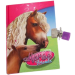 Horse Friends dagboek junior karton/papier roze 8 delig