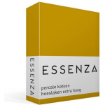 Essenza Premium Perkal Hoeslaken 180 x 210 cm - Geel