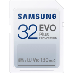 Samsung EVO Plus 32GB, SDHC, UHS-I, U1, 130MB/s, FHD, Memory Card(MB-SC32K)
