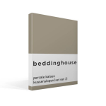 Beddinghouse Percale Katoen Kussenslopen (Set Van 2) - 100% Percale Katoen - 60x70 Cm - Standaardmaat - Taupe