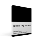 Beddinghouse Percale Katoen Kussenslopen (Set Van 2) - 100% Percale Katoen - 60x70 Cm - Standaardmaat - Black - Zwart