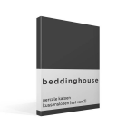 Beddinghouse Percale Katoen Kussenslopen (Set Van 2) - 100% Percale Katoen - 60x70 Cm - Standaardmaat - Anthracite - Grijs