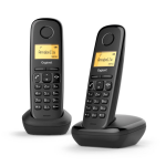 Gigaset Huistelefoon Duo A170 - 2st - Zwart