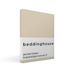 Beddinghouse Percale Katoen Kussenslopen (Set Van 2) - 100% Percale Katoen - 60x70 Cm - Standaardmaat - Natural