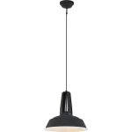 Lightning - Donald Hanglamp 1-l. Metaal 43cm - - Zwart