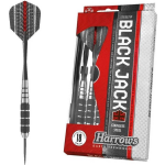 Harrows Darts Harrows Steeltip Black Jack Dartpijlen - 24 Gr - Negro