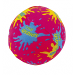 Beco sponsballetje junior 8 cm polyester/blauw/geel - Roze