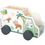 Small Foot speelgoedauto safari junior 23 x 13 cm hout 6 delig