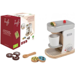 Joueco Jouéco houten koffieapparaat 18 cm 8 delig