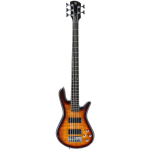 Spector Legend 5 Standard Tobacco Sunburst 5-snarige elektrische basgitaar - actieve EQ