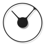 Stelton Time Wandklok Ø 30 cm - Zwart