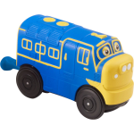Chuggington trein Touch N&apos; Go junior 9,5 x 3,3 cm blauw/geel