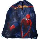 Marvel gymtas Spider Man Bring It On 44 x 37 cm donker - Blauw