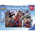 Ravensburger Puzzel Spider-man In Actie - 3 X 49 Stukjes